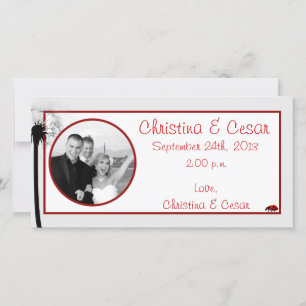 4x8 Engagement Photo Announcement Lady Bug on Dand