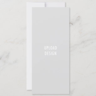 4x9.25 Flat Card Upload Your Design