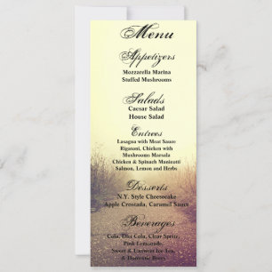 4x9.25 Menu Cards Sunrise Pathway Walkway Path Sid