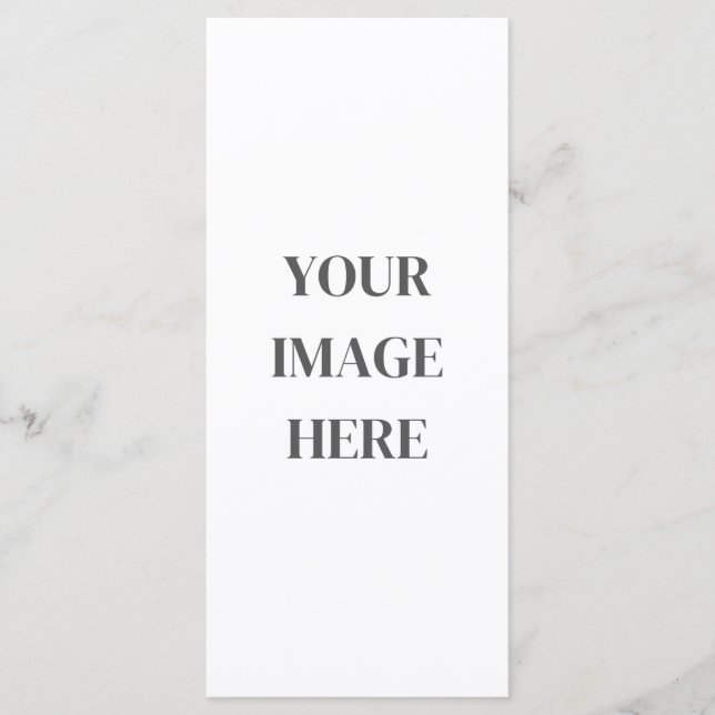4x9 Invitation or Menu Template (Front)