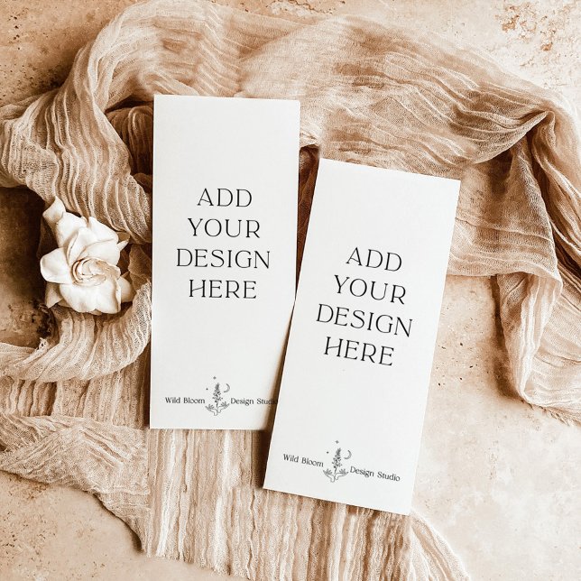 4x9" Wedding Food Menu or Program Printing (Creator Uploaded)