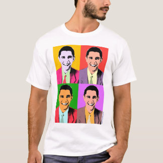 4x Barack Obama - Pop Art T-shirt