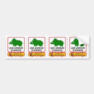 4x Small STICKER CAR - ADVANCED STYLE