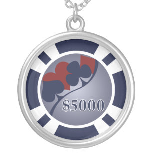 $5000 Poker Chip Necklace