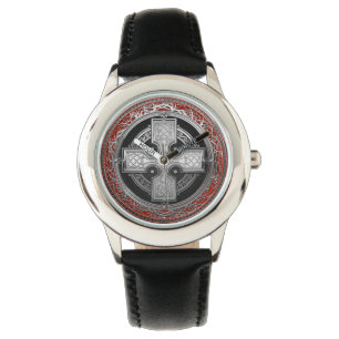 [500] Ancient Celtic Sacred Silver Knot Cross Watch