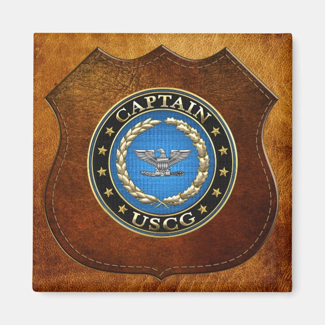 [500] Coast Guard: Captain (CAPT) Magnet (Front)
