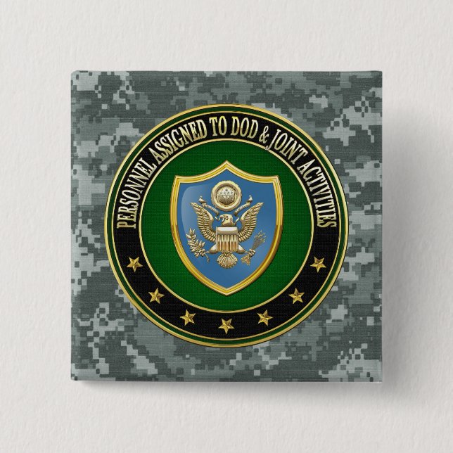 [500] DOD & Joint Activities CSIB Special Edition 15 Cm Square Badge (Front)