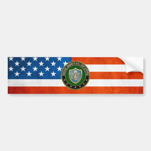 [500] DOD & Joint Activities CSIB Special Edition Bumper Sticker (Front)