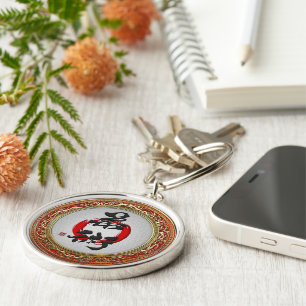[500] Japanese calligraphy - Jujutsu Key Ring