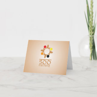 500 Nations Note Card