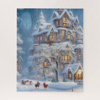 500 Piece Christmas Puzzles - Festive Castle
