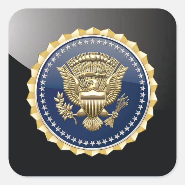[500] Presidential Service Badge [PSB] Square Sticker (Front)