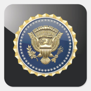 [500] Presidential Service Badge [PSB] Square Sticker