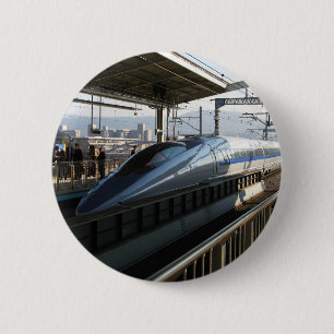 500 Series Shinkansen 新幹線 Bullet Train 6 Cm Round Badge