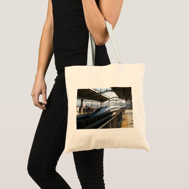 500 Series Shinkansen 新幹線 Bullet Train Tote Bag (Front (Product))