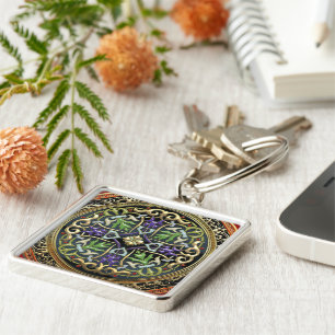 [500] Treasure Trove: Celtic Cross Key Ring