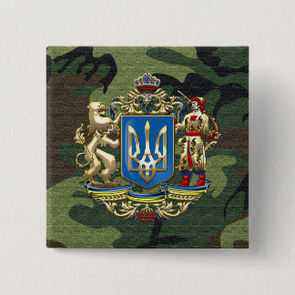 [500] Ukraine: Proposed Greater Coat of Arms 15 Cm Square Badge