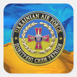 [500] Ukrainian Air Force [Special Edition] Square Sticker