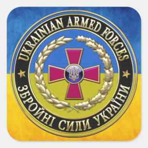 [500] Ukrainian Armed Forces [Special Edition] Square Sticker