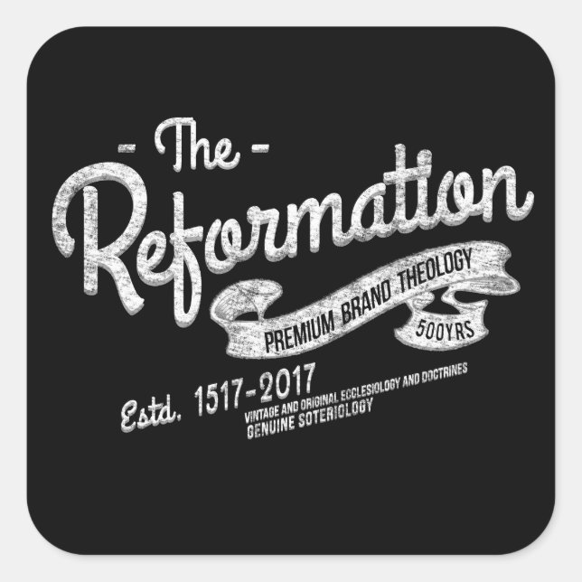 500th Anniversary Reformation Vintage Stickers (Front)