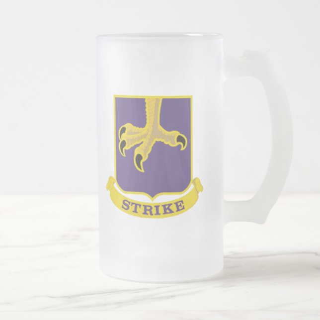 502nd Infantry Regiment - 101st Airborne Division Frosted Glass Beer Mug (Right)
