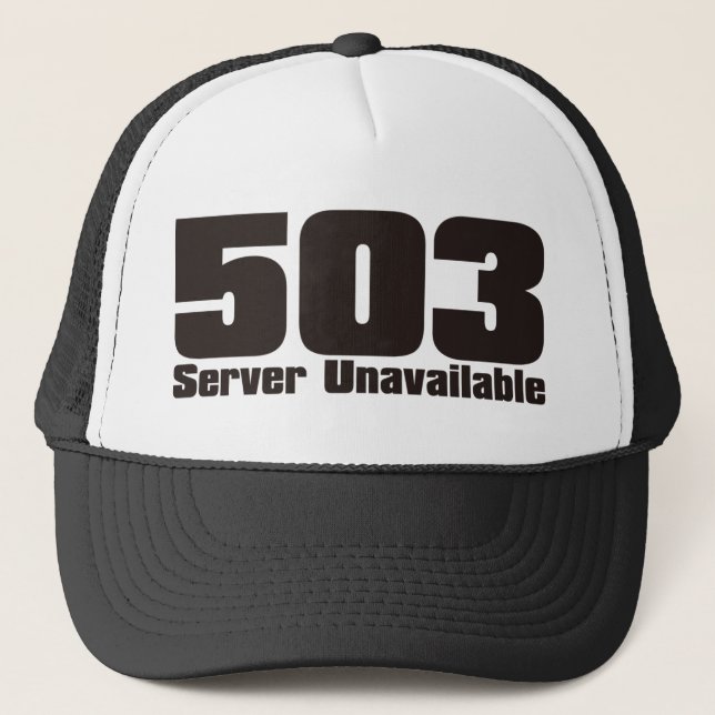 503 TRUCKER HAT (Front)