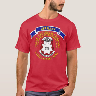 503rd Engineer Company 563rd Eng Bn Superstars w G T-Shirt