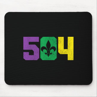 504 Area Code Pride Nola New Orleans Louisiana Mar Mouse Mat