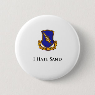 504th- I Hate Sand 6 Cm Round Badge