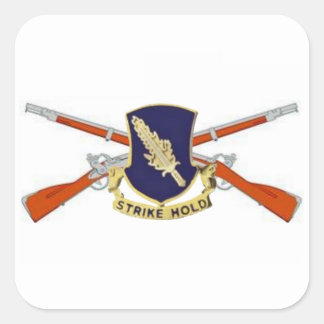 504TH INFANTRY DUI/CROSSED RIFLES STICKERS
