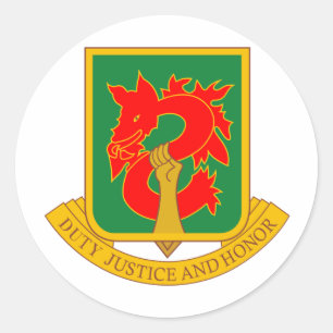 504th MP Classic Round Sticker
