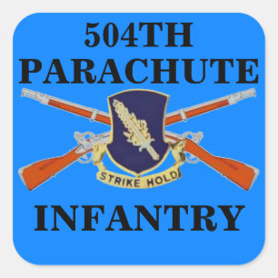 504TH PARACHUTE INFANTRY STICKERS
