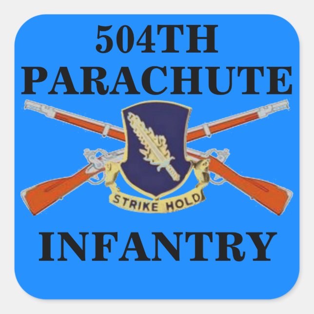 504TH PARACHUTE INFANTRY STICKERS (Front)
