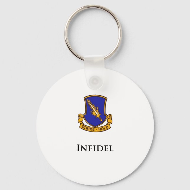 504th PIR- Infidel Key Ring (Front)
