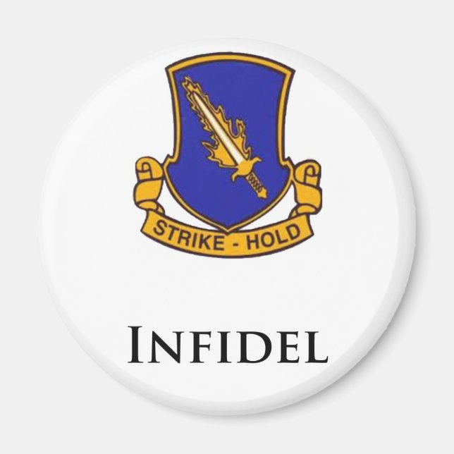 504th PIR- Infidel Magnet (Front)