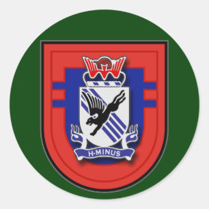 505th Infantry Regiment - 2d Battalion flash Classic Round Sticker
