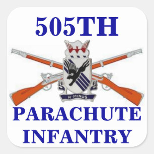 505TH PARACHUTE INFANTRY STICKERS