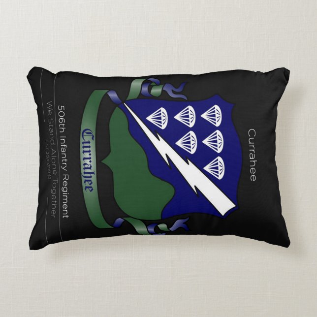 506th Infantry Regiment Decorative Cushion (Front)