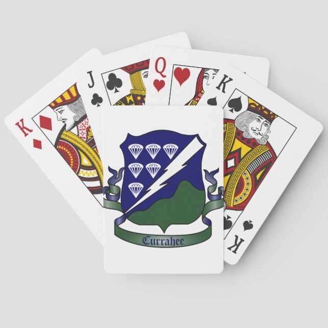 506th Parachute Infantry Regiment, 1st Battalion Playing Cards (Back)
