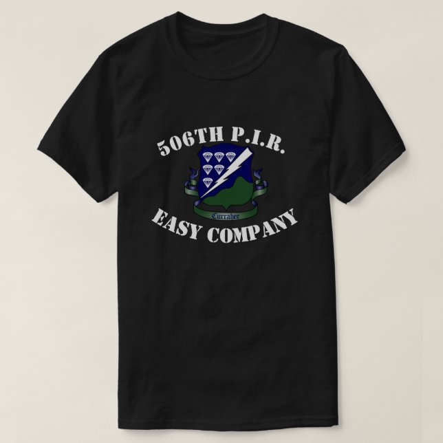 506th PIR Easy Company T-Shirt (Design Front)