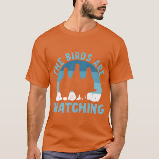 50888 Birds Are Watching friends T-Shirt