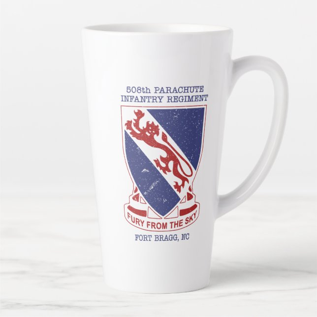 508th PARACHUTE INFANTRY REGIMENT Latte Mug (Right)