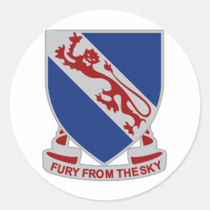 508th PIR Classic Round Sticker