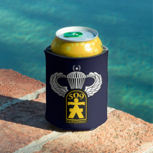 509th Airborne with Jump Wings Can Cooler