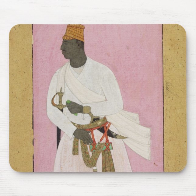 50.14/8 Portrait of Malik Amber, inscribed in Deva Mouse Mat (Front)