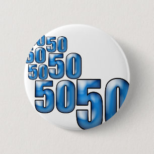 50 50 50 6 CM ROUND BADGE