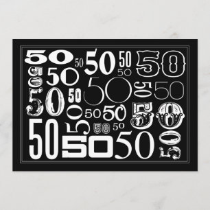 50, 50, and more 50! invitation