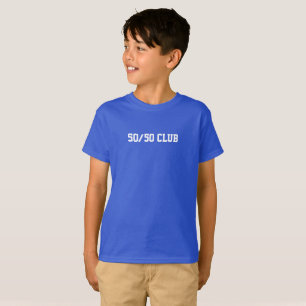 50/50 CLUB SHOTIME #17 BLUE JERSEY BASEBALL SHIRT