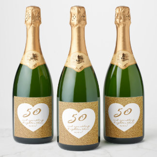 50-60-70 Custom Golden Food and Beverage Label Set