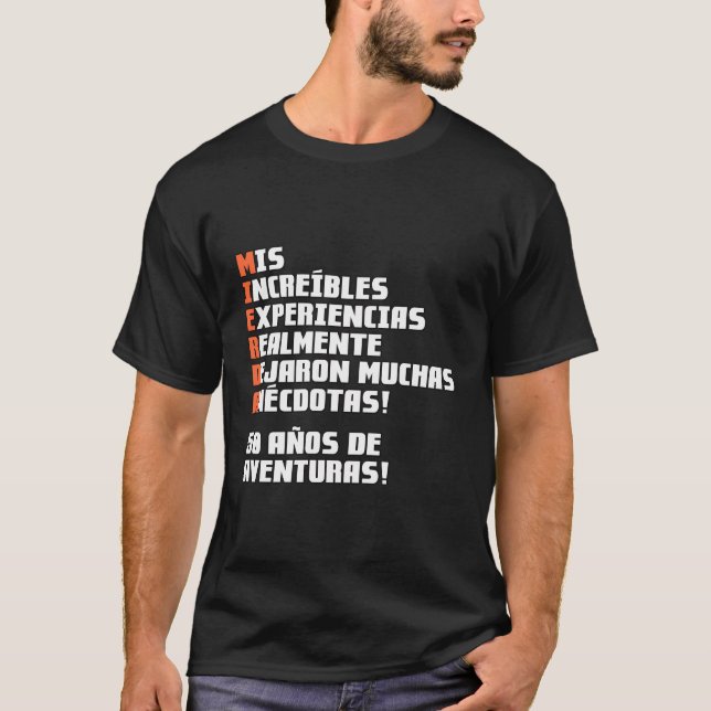 50 Aã±Os De Aventuras T-Shirt (Front)